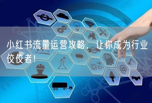 小红书流量运营攻略，让你成为行业佼佼者！