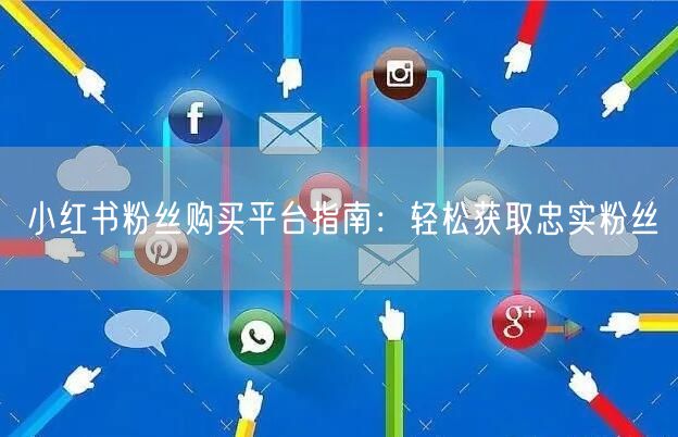 小红书粉丝购买平台指南：轻松获取忠实粉丝