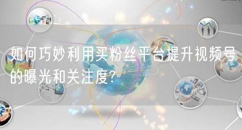 如何巧妙利用买粉丝平台提升视频号的曝光和