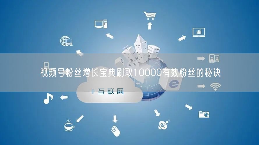 视频号粉丝增长宝典刷取10000有效粉丝