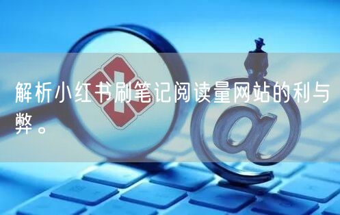 解析小红书刷笔记阅读量网站的利与弊。